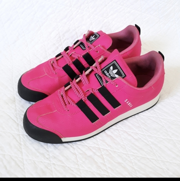 Adidas Women's Samoa Sneakers Pink/Black size 7 - Picture 3 of 4